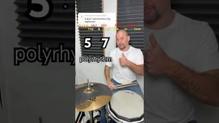 How To Play 5:7 Polyrhythm in 15 Seconds! #drums