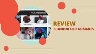 Condor CBD Gummies Reviews (Shark Tank Price) Scam & Cost