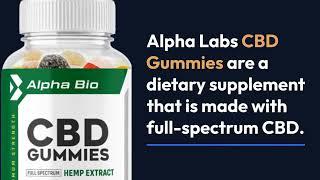 Alpha Labs CBD Gummies