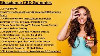 Bioscience CBD Gummies Reviews For Reduce Inflammation and Erectile Dysfunction From Body