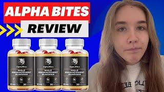 ALPHA BITES GUMMIES REVIEW ((❌⚠️WATCH BEFORE BUYING⚠️❌)) – MALE PERFORMANCE BOOSTER - ALPHA BITES