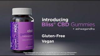 Bliss® CBD Gummies + Ashwagandha